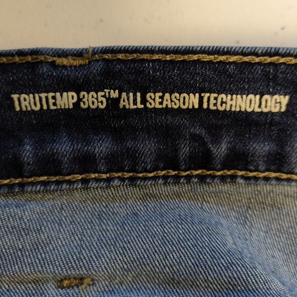 GOODFELLOW & CO Dark Wash Athletic Fit Trutemp Tech Jeans Stretch Men's W40 L30 - Picture 4 of 6